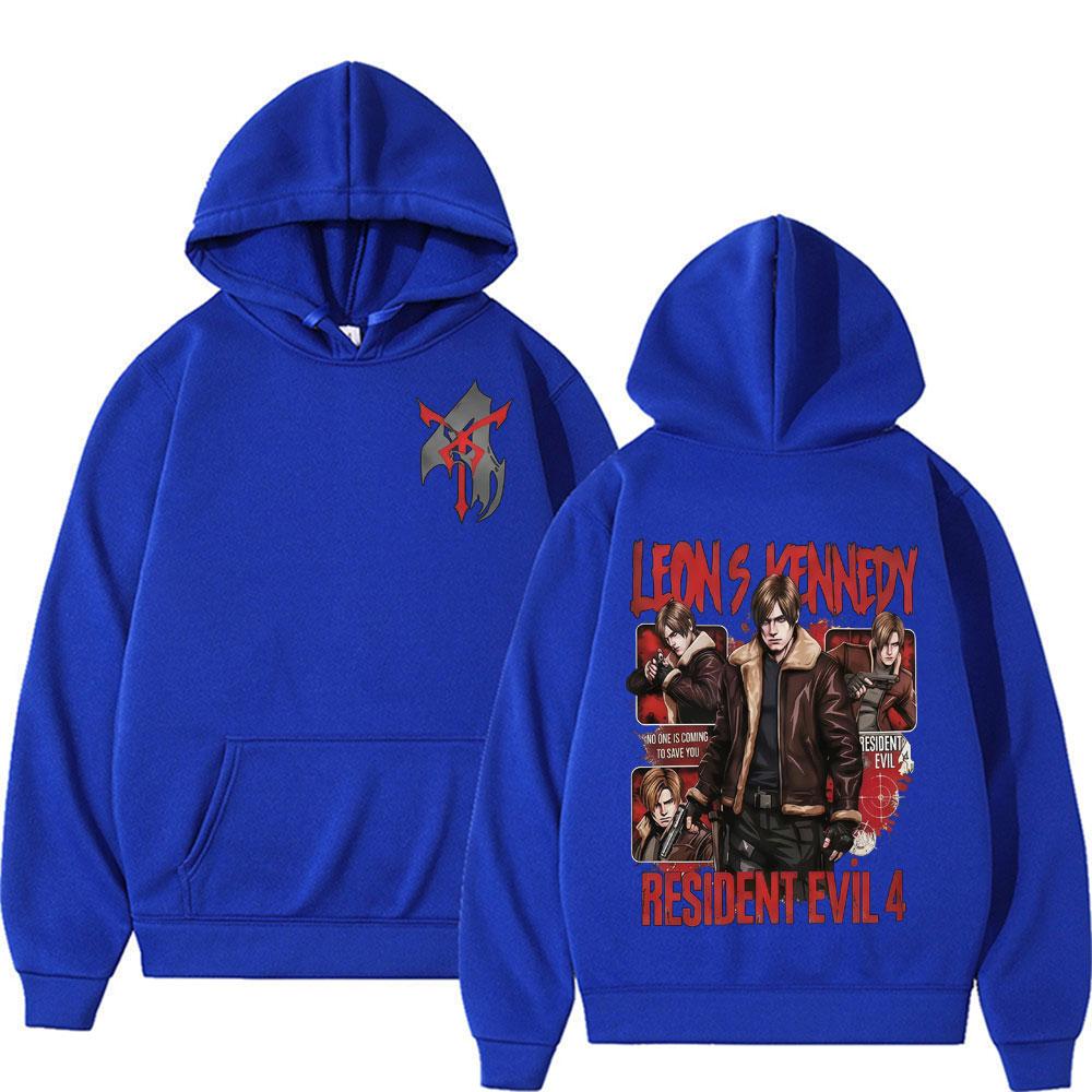 Limited Leon Kennedy Sweatshirts Resident Evil Requiemm Gamer Gift Hoodies Unisex Fashion Harajuku Oversized Hoodie Pullovers
