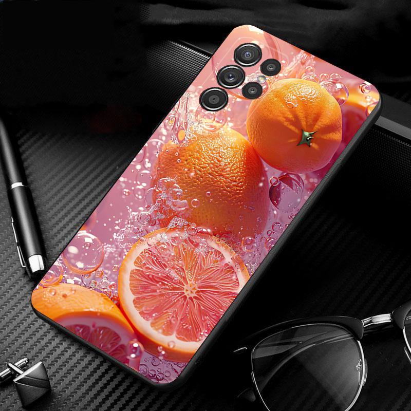 Чехол для телефона Samsung Galaxy S25 S24 S23 S22 S21 Ultra S24 S23 S22 S21 S25 Plus S24 S25 FE Лимон клубника арбуз