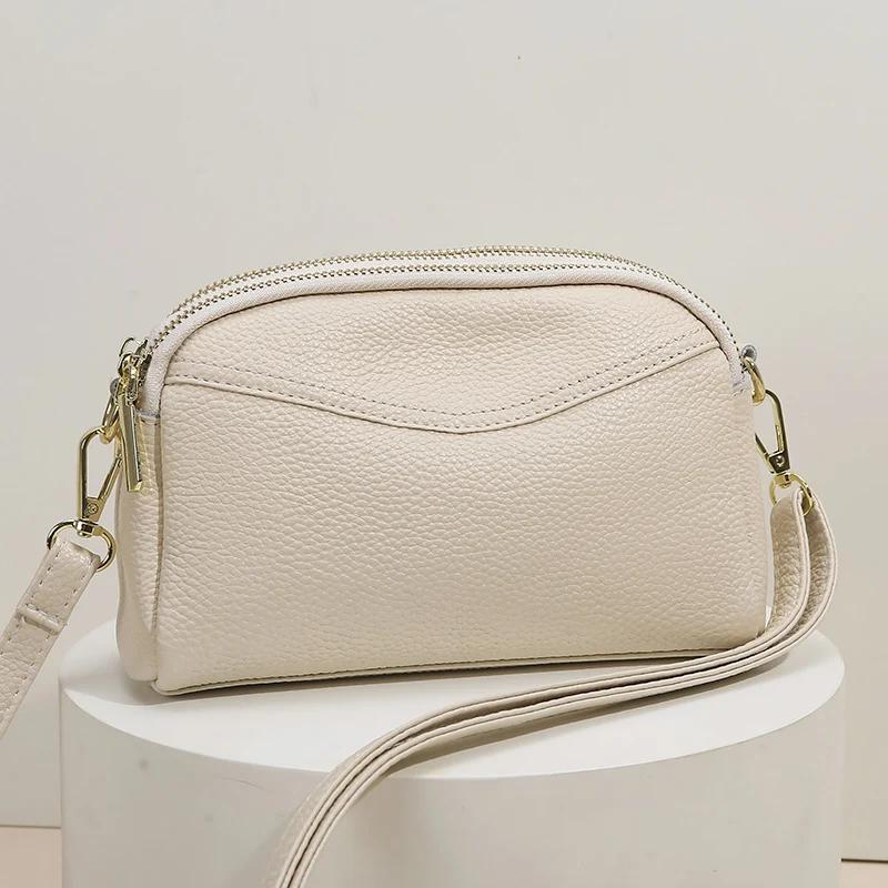 Сумка из натуральной кожи для женщин, женские сумки через плечо, роскошная сумка-мессенджер из коровьей кожи, женские сумки