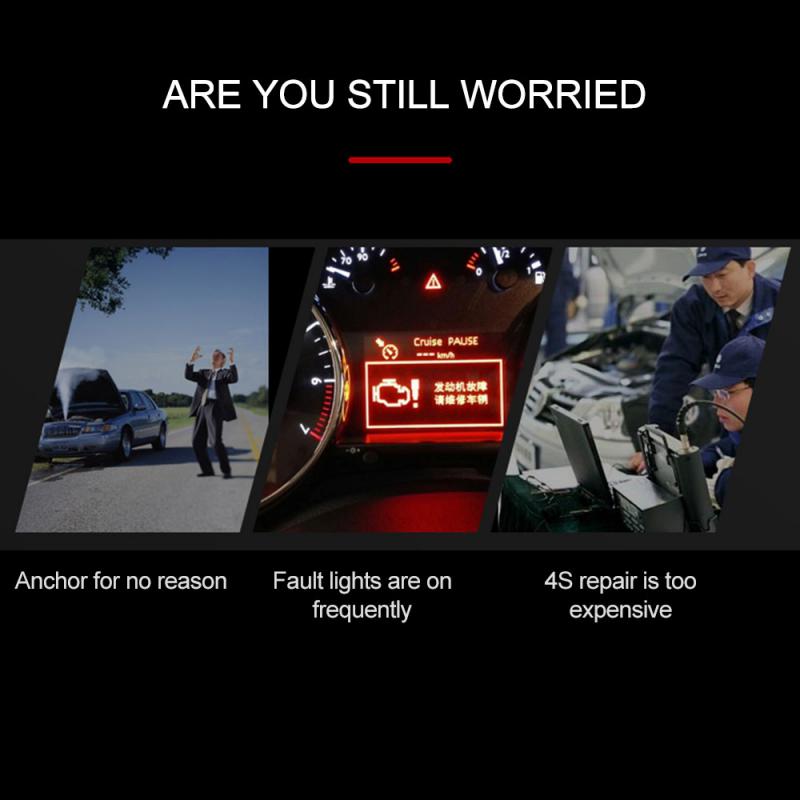 V309 OBD2 сканер Автомобильный диагностический сканер для устранения неисправностей Автомобильный считыватель кодов неисправностей двигателя OBD2 Check Engine Lights