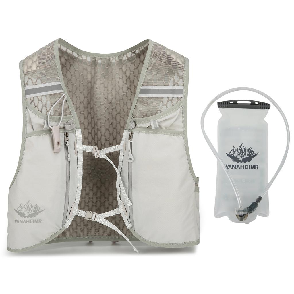 Жилет для бега VANAHEIMR с сумкой для питья, регулируемый универсальный жилет для питья для женщин и мужчин