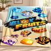 Blox Fruits blanket Flannel Blanket Soft Cozy Plush Throw for Sofa Bed Lightweight Home Decoration Outdoor camping