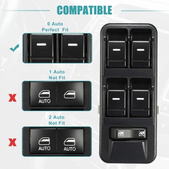 Front Left Driver Side Master Power Window Switch ONE for Land Rover LR3