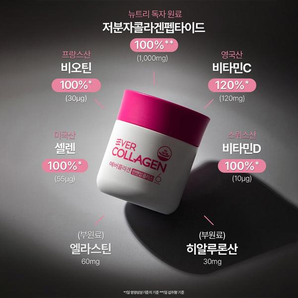 Ever Collagen In&Up Plus, 84 таблетки, 1 единица, корейский основной продукт здорового питания