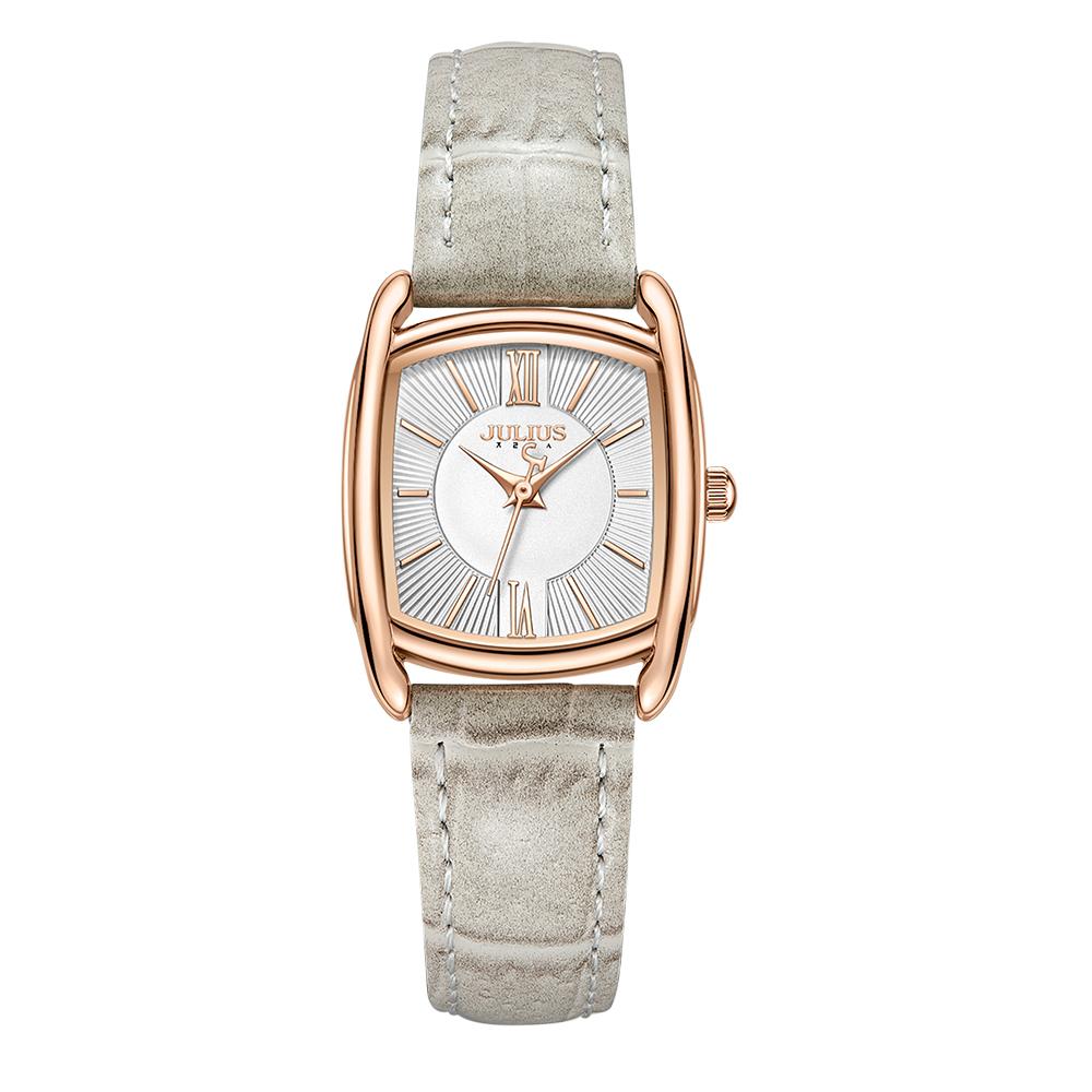 Jyullieoseu Ja-1364 Квадратные Женские Кожаные Часы