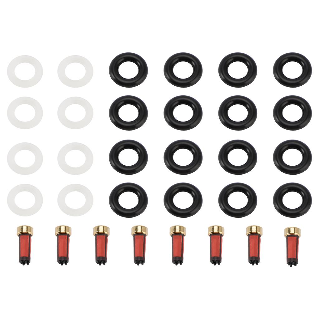 8 шт. Комплект для обслуживания топливных форсунок, уплотнительное кольцо 0280156101, подходит для Porsche Cayenne S 4.5L