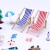 1 Set Dollhouse Mini Beach Miniature Landscape Decoration Simulated Beach Micro Landscape Dollhouse Miniature Resin Accessories