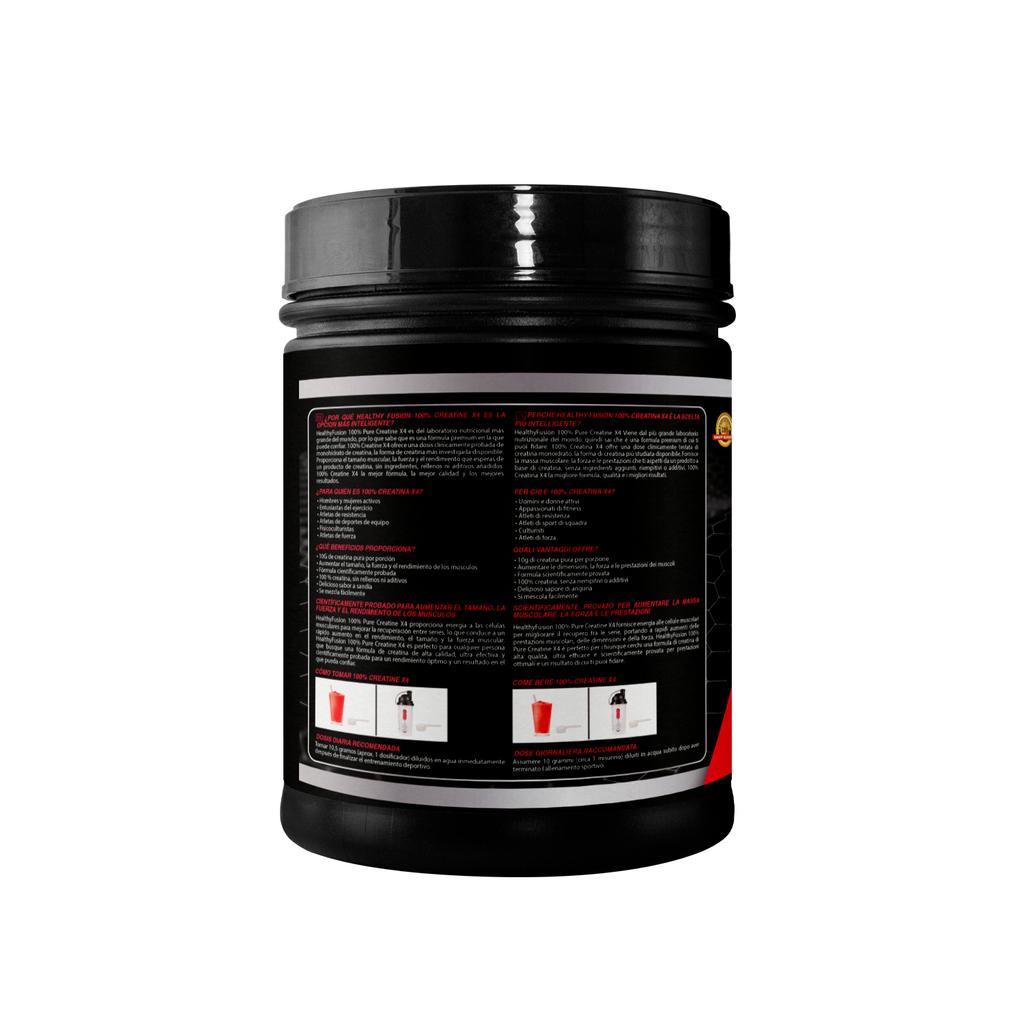 Healthy Fusion 100% Creatine Monohydrate, High Dose | 10g of Creatine Per Serving | 300g Watermelon Flavor