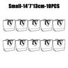 50pcs Ribbon Bow White Paper Tote Gift Bags with Handles Shopping Party Wedding Party Birthday Retail Bags