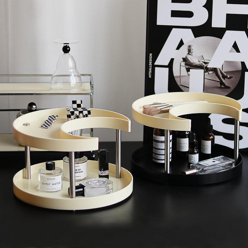 Главная Nordic Storage Rack Настольный поднос в форме луны Туалетный столик в стиле Instagram Ящик для хранения ювелирных изделий и всякой всячины