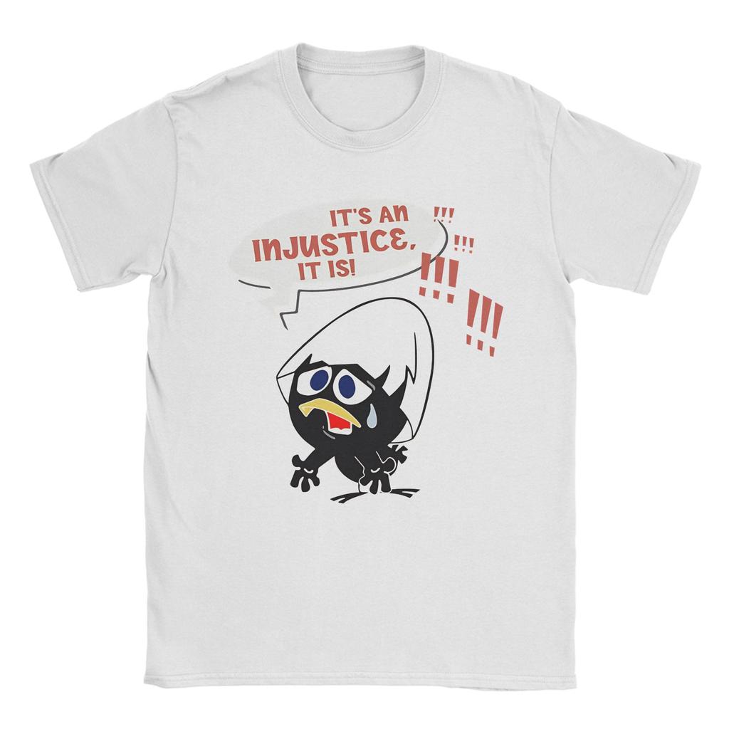 Men Women Printed Calimero Black Chick T Shirt Tee Pure Cotton T-shirts Clothing