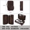 Mens Genuine Leather Clutch Bag Phone ID Cable Earphones Storage Stylish Crazy Horse