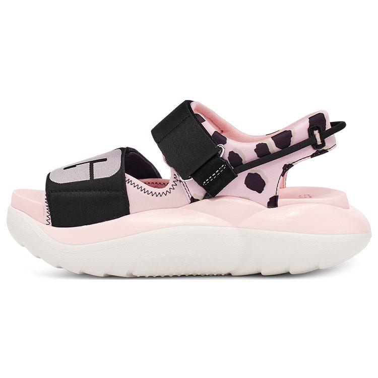 UGG LA Cloud Collection Модная женская сандалия из спилкованной кожи Коровья Розовый 1126951-PPBK