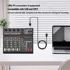 256DSP Professional Mixer Outdoor USB Sound Card Home KTV Audio System 16 Digital Reverberation Bluetooth 4/6 Channel Mixer