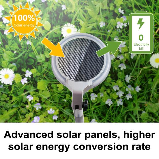 2 Pcs Solar Pathway Lights IP55 Waterproof Solar LED Lawn Lights Outdoor Color Changing Solar Garden Lights for Walkway Patio Yard Decor
