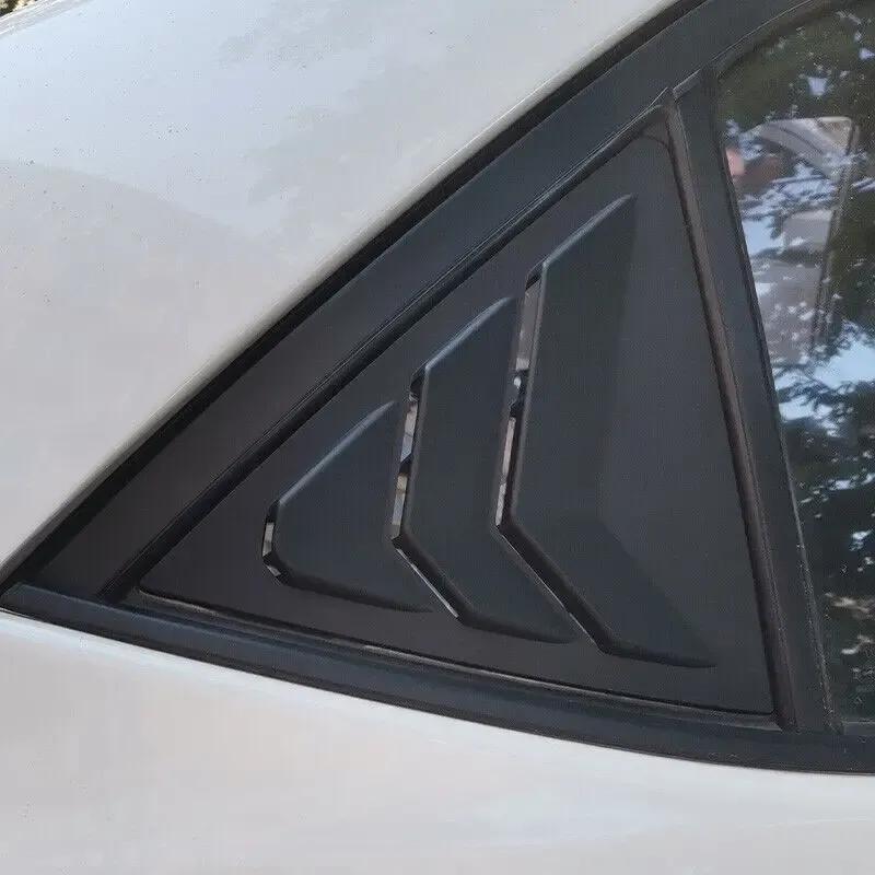 Для Toyota Corolla 2014 2015 2016 2017 2018 Автомобильные задние жалюзи на окно Боковая крышка-жалюзи Накладка Стикер Вентиляционное отверстие Ковш Углеродное волокно Авто