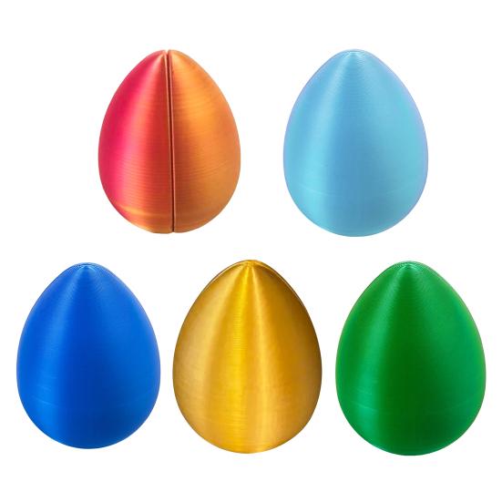 3D-печатная игрушка в виде яйца со средним пальцем. Цветное пасхальное яйцо со средним пальцем.