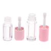 6Ml Empty Transparent Lip Gloss Tubes Big Brush Plastic Lip Balm Tube Lipstick Mini Sample Cosmetic Container Sample Bottle