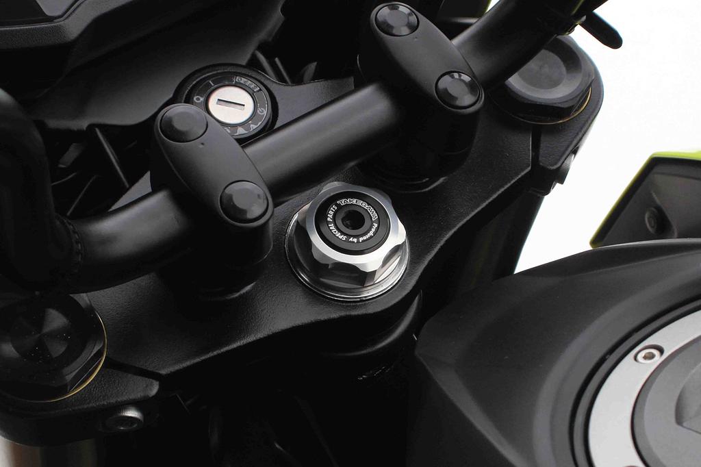 SP Takegawa Stem Nut Grom CBR250R CB400F Zoomer X Z125 Pro Silver/Black Etc. 06-02-0081