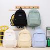 Large-capacity Schoolbag, Simple Backpack, Campus Color-blocking Backpack, Travel Backpack