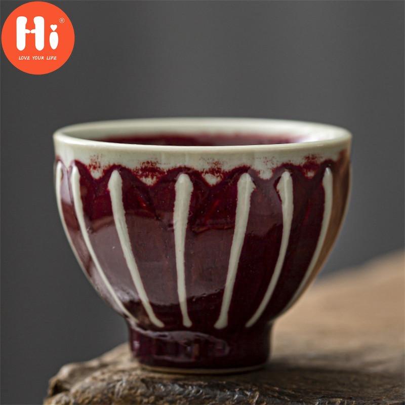 Привет японская керамика с ледяной глазурью, чайная чашка, чайный сервиз, офисная чашка для воды, красочная керамическая чашка для чая, посуда для напитков