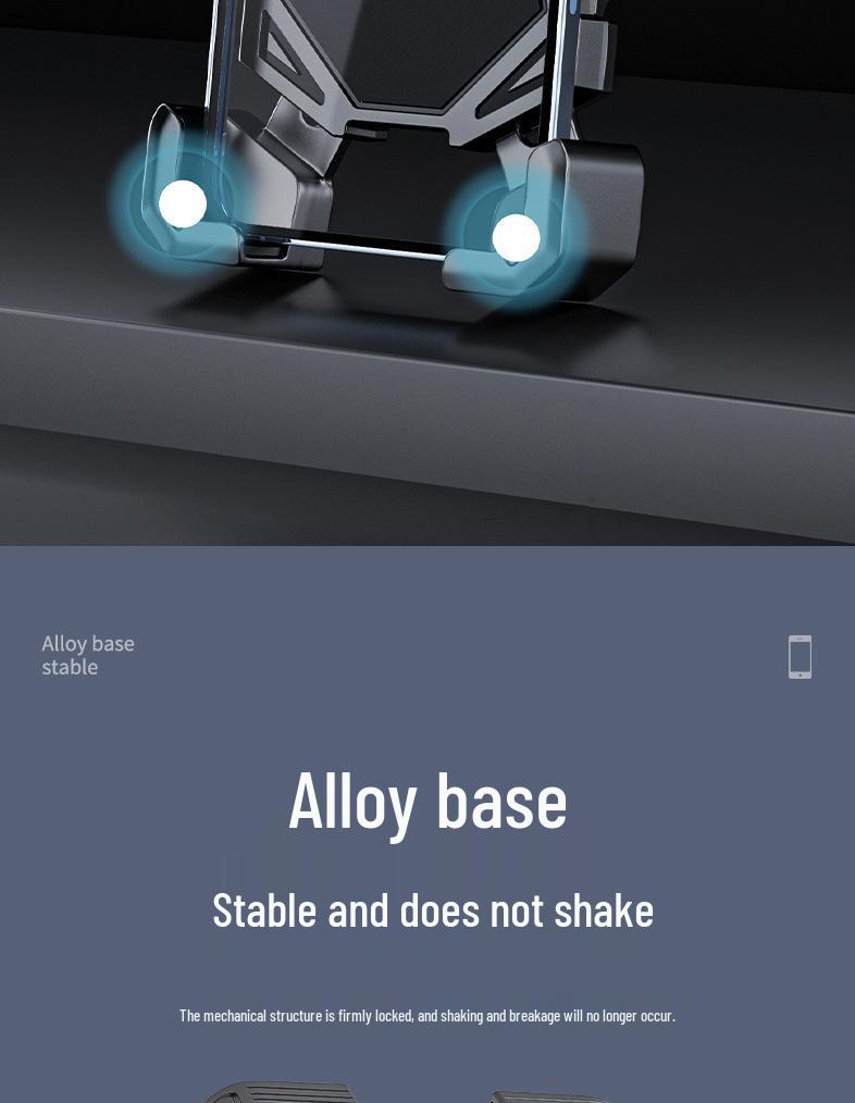 Multifunctional Mobile Phone Holder for Electric Vehicles, Motorcycles, Bicycles, and Scooters. Ideal for Navigation and Food Delivery Riders.