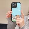 BUBU DUDU Мультяшный чехол для телефона для IPhone 16 15 14 11 12 13 Pro Max Plus Задняя крышка из кожи