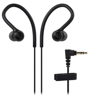 Наушники-вкладыши Audio-Technica SONICSPORT, Водонепроницаемые, Для спорта, Черные, ATH-SPORT10 BK