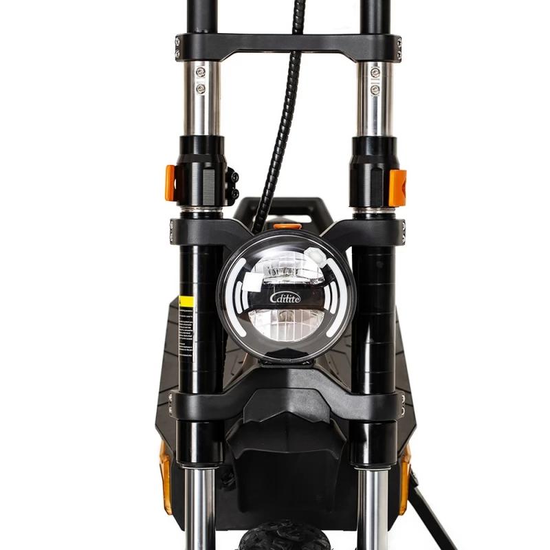 Внедорожный электросамокат KuKirin G4 Max 2*1600 Вт бесщеточный двигатель, 12-дюймовые шины аккумулятор 60 В 35,2 Ач