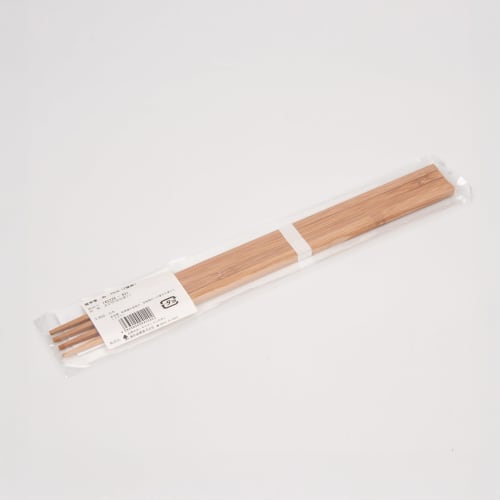 Sakai Sangyo Cooking Chopsticks, Square, 33cm (Set of 2), Made from Carbonized Moso Bamboo, Made in Japan, Thick, Unpainted
