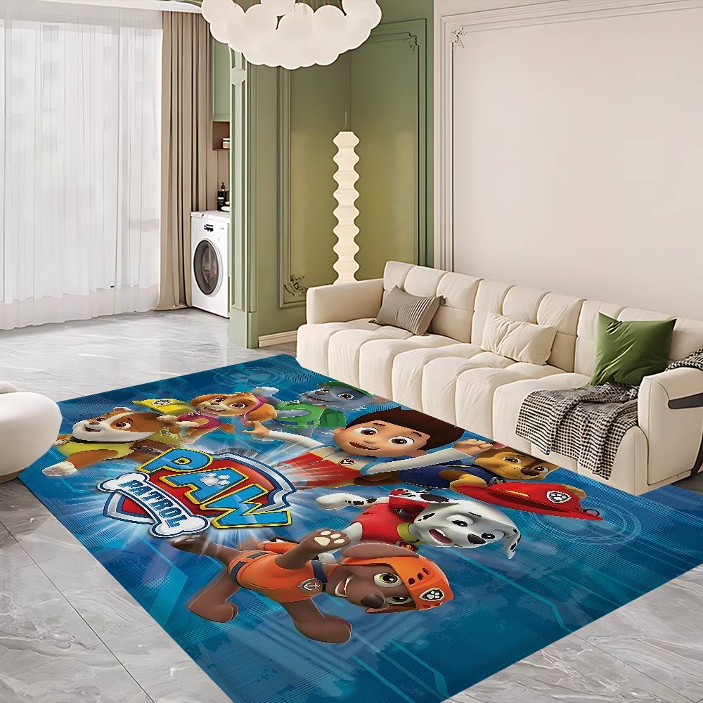 Anime P-Paw P-PatrolS Cute Bathroom Mat Kids Room Bedroom Decoration Balcony Anti-Slip Doormat Living Room Welcome Rug