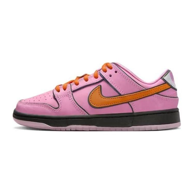 The Powerpuff Girls x Nike Dunk Low Pro SB QS PS Кроссовки детские Розовый Лотос-Розовый Цифровой-Розовый FZ3351-600