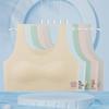 Seamless Ice Silk Cartoon Student Bra for Adolescent Girls