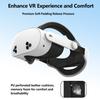 Ремешок на голову для VR-гарнитуры Meta Quest 3S Улучшите комфорт Регулируемый Сменный ремешок на голову для Meta Oculus Quest 3S Аксессуары