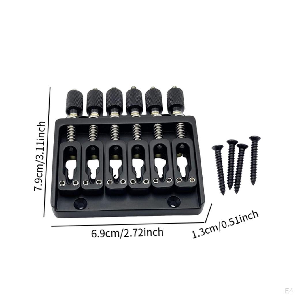 Фиксированный бридж для гитары Аксессуары для музыкальных инструментов Прочная конструкция Современный Стабильный Цинковый сплав