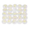 25 Pieces Round Rune Stones Engraved Symbol Stone Set for Yoga Meditation and Holiday Present