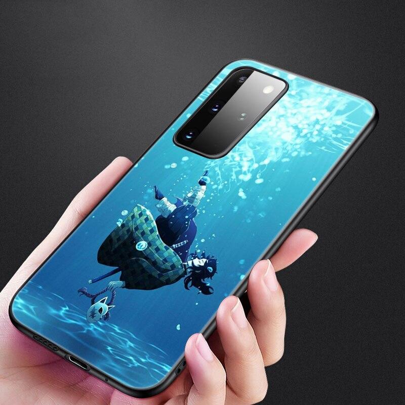 Чехол Kimetsu No Yaiba Demon Slayer в стиле аниме для Samsung Galaxy S20 S21 FE S10 Lite Note 20 10 Lite S8 S9 S10E S10 Plus Ultra Cover