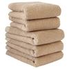 Hiorie Face Made In Towel Set of Mocha Solid Instant Cotton from 18 Senshu Towels Towels, Japan, Hotel-Style 5, Color, Absorbency, Durable, 100%