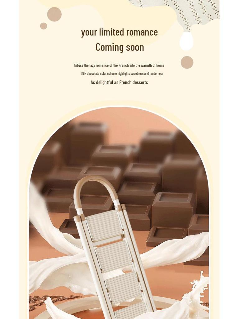 Многофункциональная телескопическая А-образная лестница из углеродистой стали двойного назначения и складная комнатная вешалка для одежды