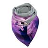 Women Winter Print Button Soft Wrap Casual Warm Scarves Shawls