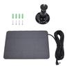 Security Camera Solar Panel Energy Saving High Effciency 4W Solar Panel Charger with Bracket for Outdoor Black