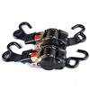MOTO4U Motorcycle Auto Expandable Tie Down Belt Tie Down Straps Front Wheel Handlebar Transport