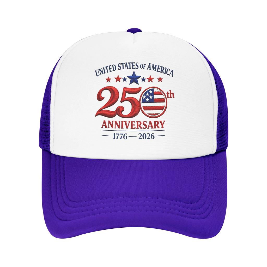 Years America Mesh Baseball Cap Adult Sport Sun Hats Dad Hat Adjustable Summer Trucker Hats
