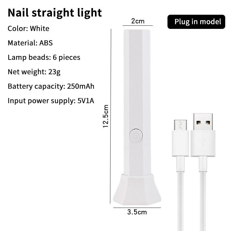 1 Set Nail Dryer Nail Light Handheld Uv Led Nail Lamp For Curing All Gel Polish Quick Drying Manicure Machine Nail Art