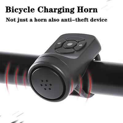 Велосипедный электрический звонок для зарядки велосипеда через USB, гудок для горного велосипеда, предупреждающее кольцо безопасности, водонепроницаемый звонок, детектор аксессуаров для велоспорта