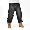 Man Loose Baggy Jeans Hip Hop Skateboard Denim Pants Street Dance Rap Trouses for Male