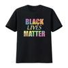 Новая детская футболка Black Lives Matter с тай-дай надписями, размер X Large, винтажная, стираная, унисекс, с принтом, дышащая, мужская, эластичная