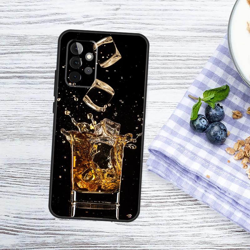 Кейс для напитков с виски и льдом для сигар для Samsung Galaxy A56 A06 A16 A36 A55 A35 A33 A53 A13 A23 A17 A54 A34 A14 A52 A32 A15