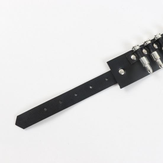 Ожерелье-чокер из искусственной кожи с заклепками и воротником в стиле панк-рок, готическое ожерелье-чокер для женщин и мужчин, эффектные ювелирные изделия