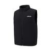 Stand Collar Zipper Logo Vest Men Vests Black JL9644